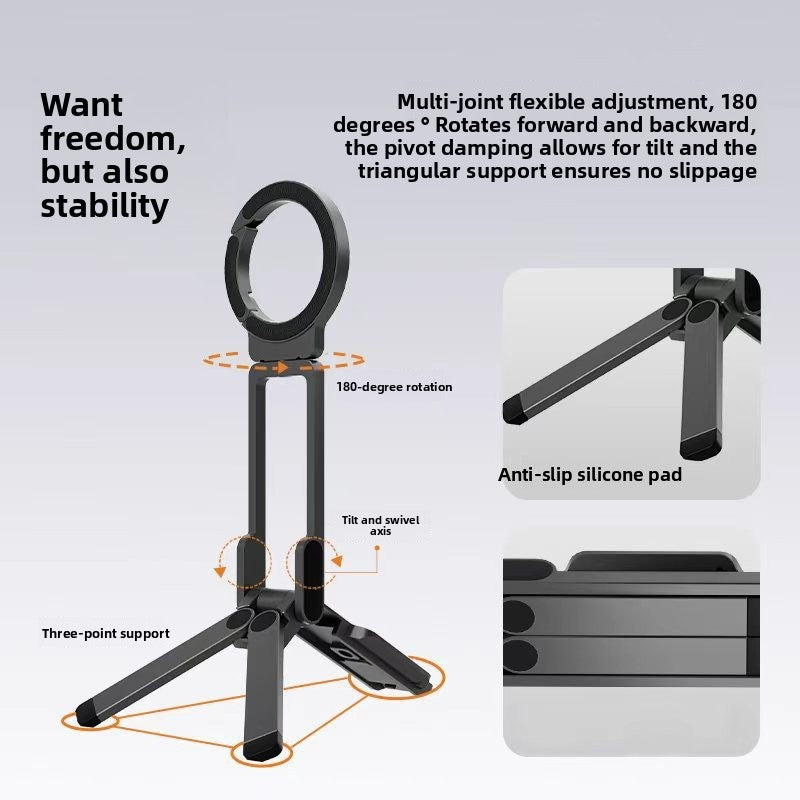 Magnetic Phone Holder with Rotatable Design