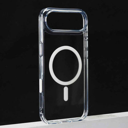 Magnetic Transparent Phone Case with AI Camera Button