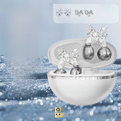 Star Ring Bluetooth Bone Conduction Earphones with Detachable Earings AI Translation