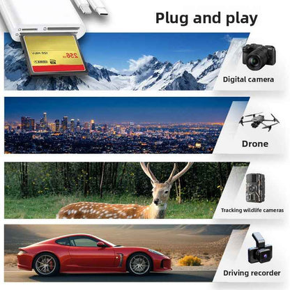 Multi-Function Card Reader for Apple and Type-C Devices