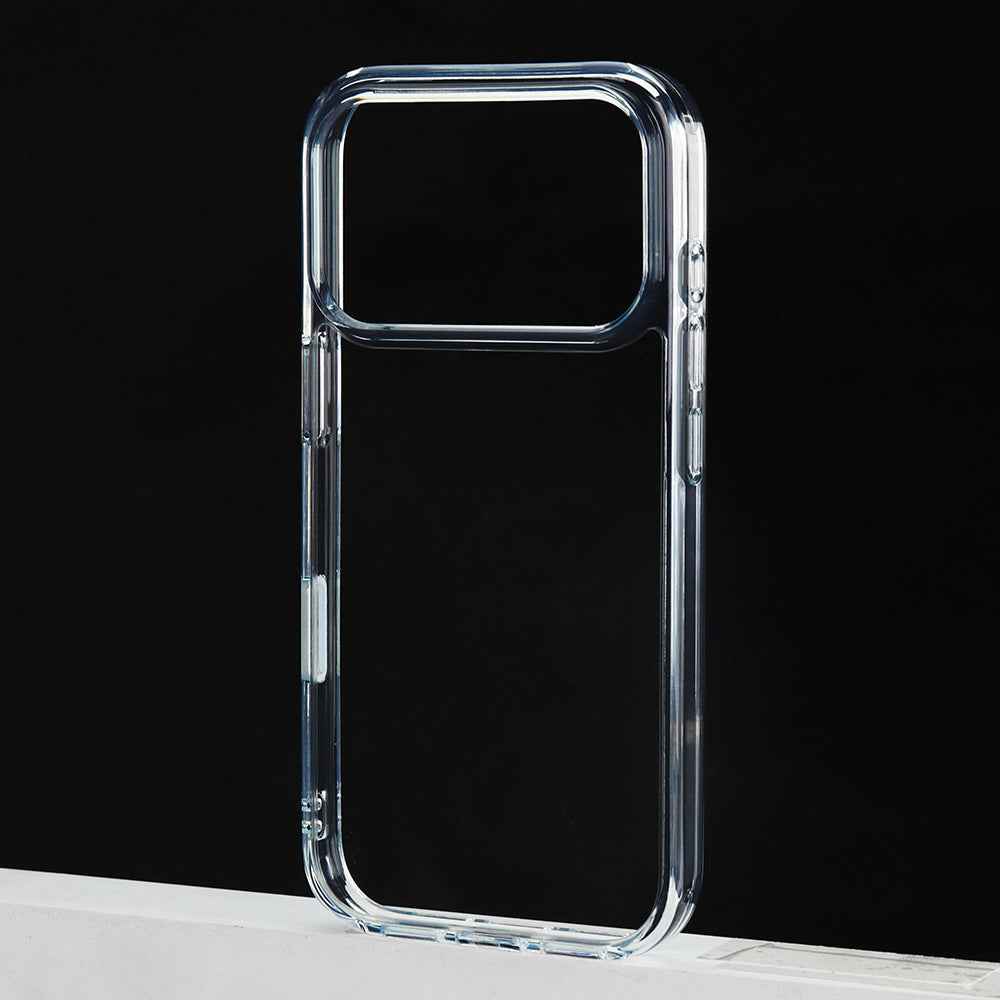 Magnetic Transparent Phone Case with AI Camera Button