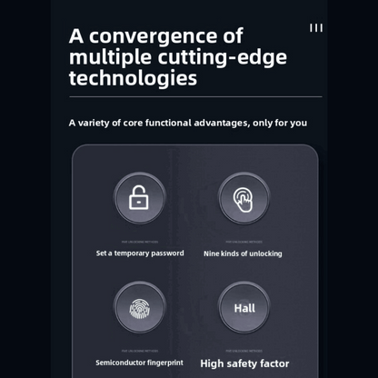 Smart Fingerprint Handle Lock, Two units per door (Smart handle outside and normal lock handle inside), Advanced fingerprint technology, Easily control and monitor, High Security, Durable Build, Versatile Unlocking: fingerprint password and key entry