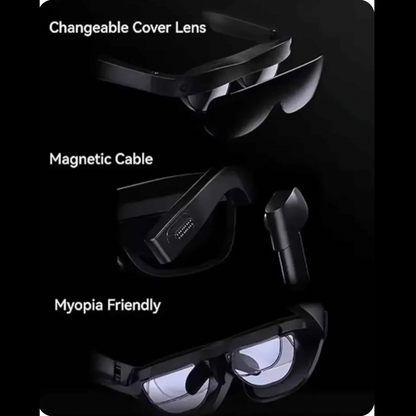 TCL RayNeo 1S VR Smart Glasses - 140” 1080P OLED Display, 2D & 3D Modes