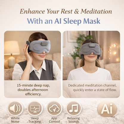 AI-Powered Sleep & Meditation Mask for Smarter, Deeper Sleep