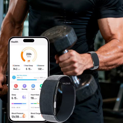 Valdus Vitro Smart Fitness Tracker: Screenless Technology for Ultimate Performance