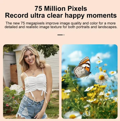 Professional Digital Camera with 18× Optical Zoom, 3” Flip Screen, True 5K HD Video, and 75MP Photos - Light and Portable with Long Battery Life - ZeeTec Store