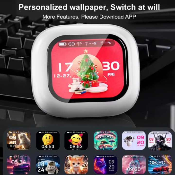 TWS Bluetooth Wireless Earbuds, HiFi Stereo Sound, Multifunction LCD Touch Display, App Voice Assistant Built-In – Supports Apple Siri and Google Assistant, Volume & Playback Control, HiFi Sound & Dynamic Drivers, Wide Compatibility