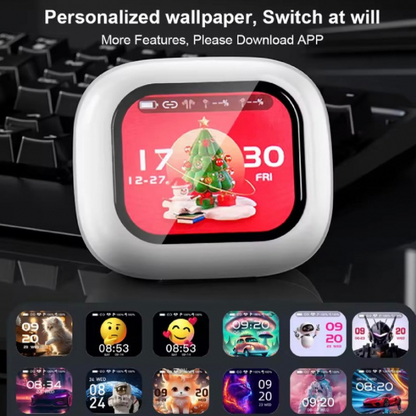 TWS Bluetooth Wireless Earbuds, HiFi Stereo Sound, Multifunction LCD Touch Display, App Voice Assistant Built-In – Supports Apple Siri and Google Assistant, Volume & Playback Control, HiFi Sound & Dynamic Drivers, Wide Compatibility