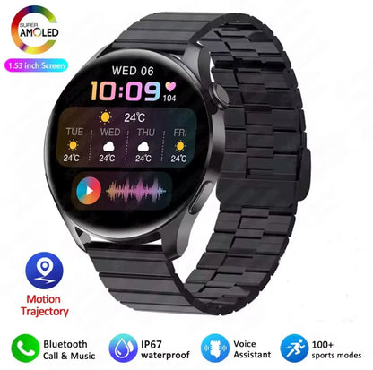 Fashion Smart Watch for Men and Women with AMOLED Screen, Bluetooth Calling, Heart Rate Monitoring, and More - ZeeTec Store