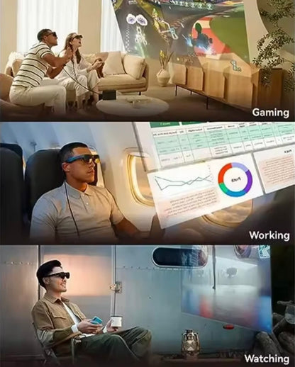 RayNeo XR Glasses TCL NXTWEAR 1S 1080P OLED 3D Video Game Movie PC iOS