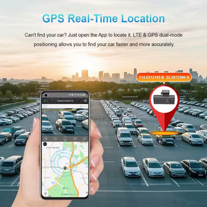 GPS 4G Car Guard Camera with Collision Alarm HD Recorder
