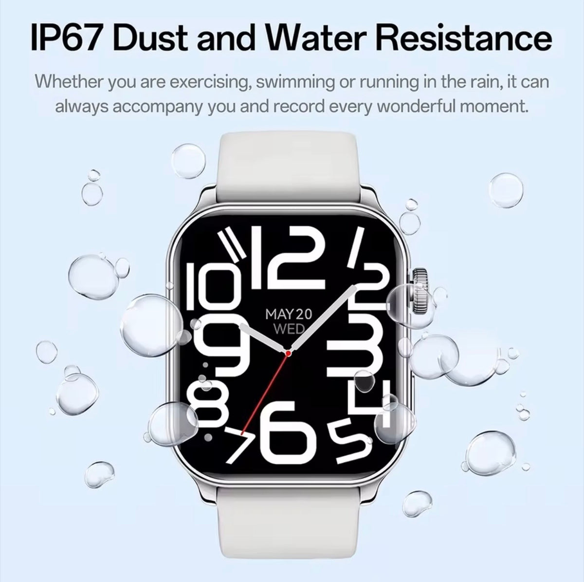 Slim Smart Watch with Bluetooth Call, Activity tracker and Health Monitoring Features - ZeeTec Store