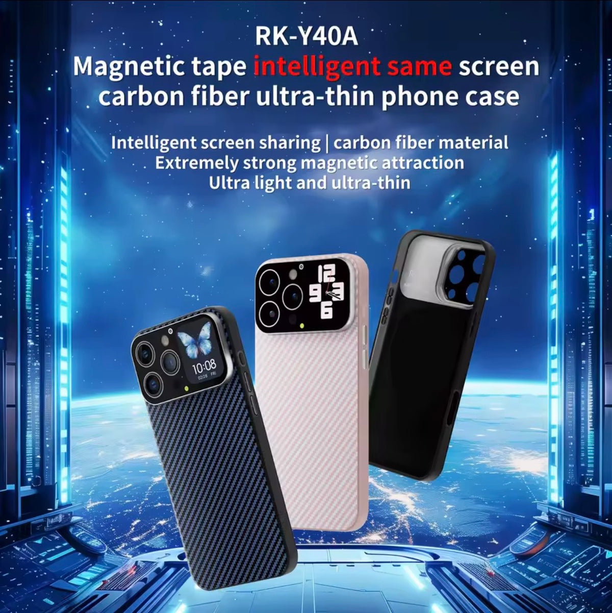 Phone Case with Back Screen for Ultimate Protection and Style