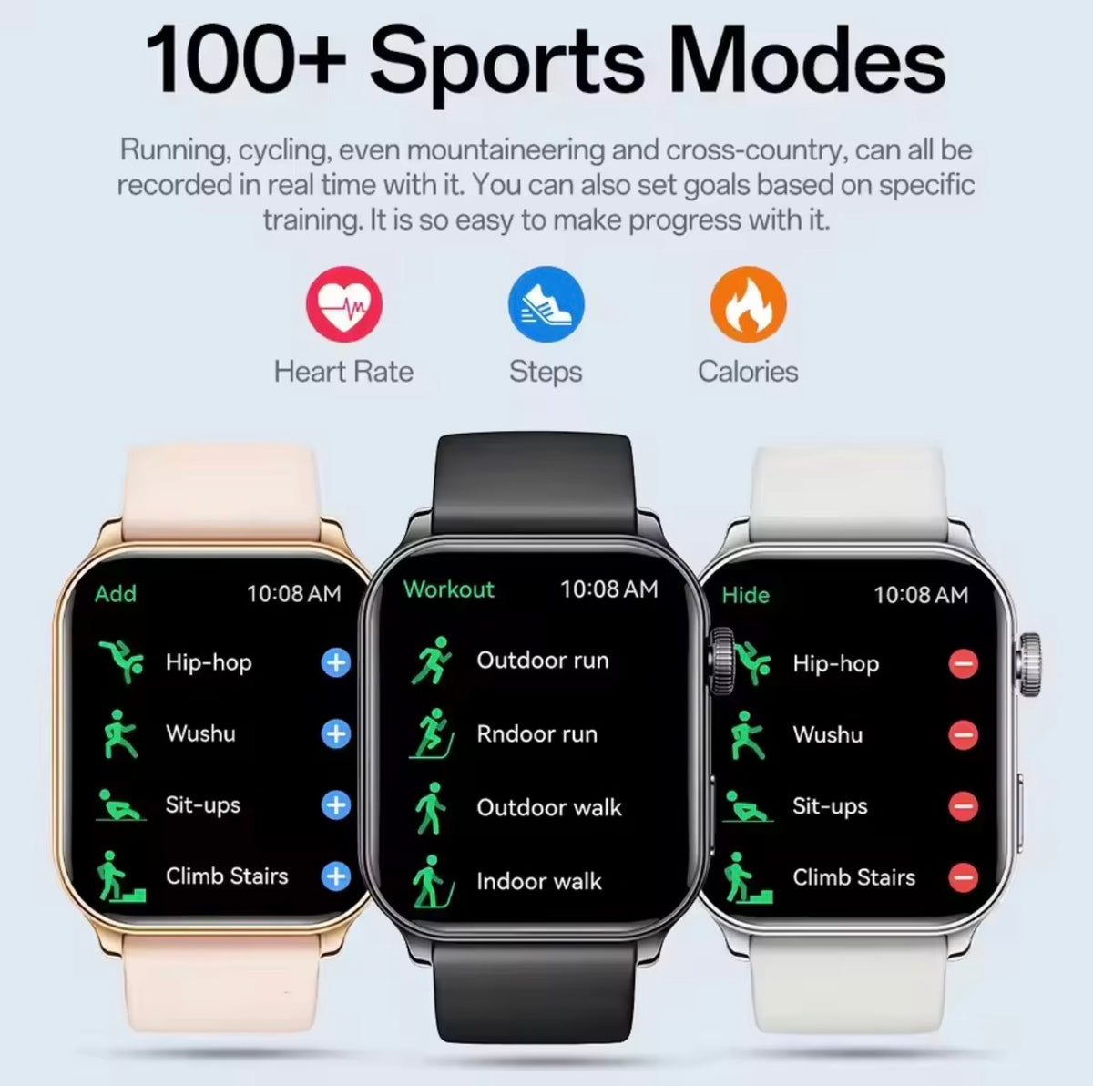 Slim Smart Watch with Bluetooth Call, Activity tracker and Health Monitoring Features - ZeeTec Store
