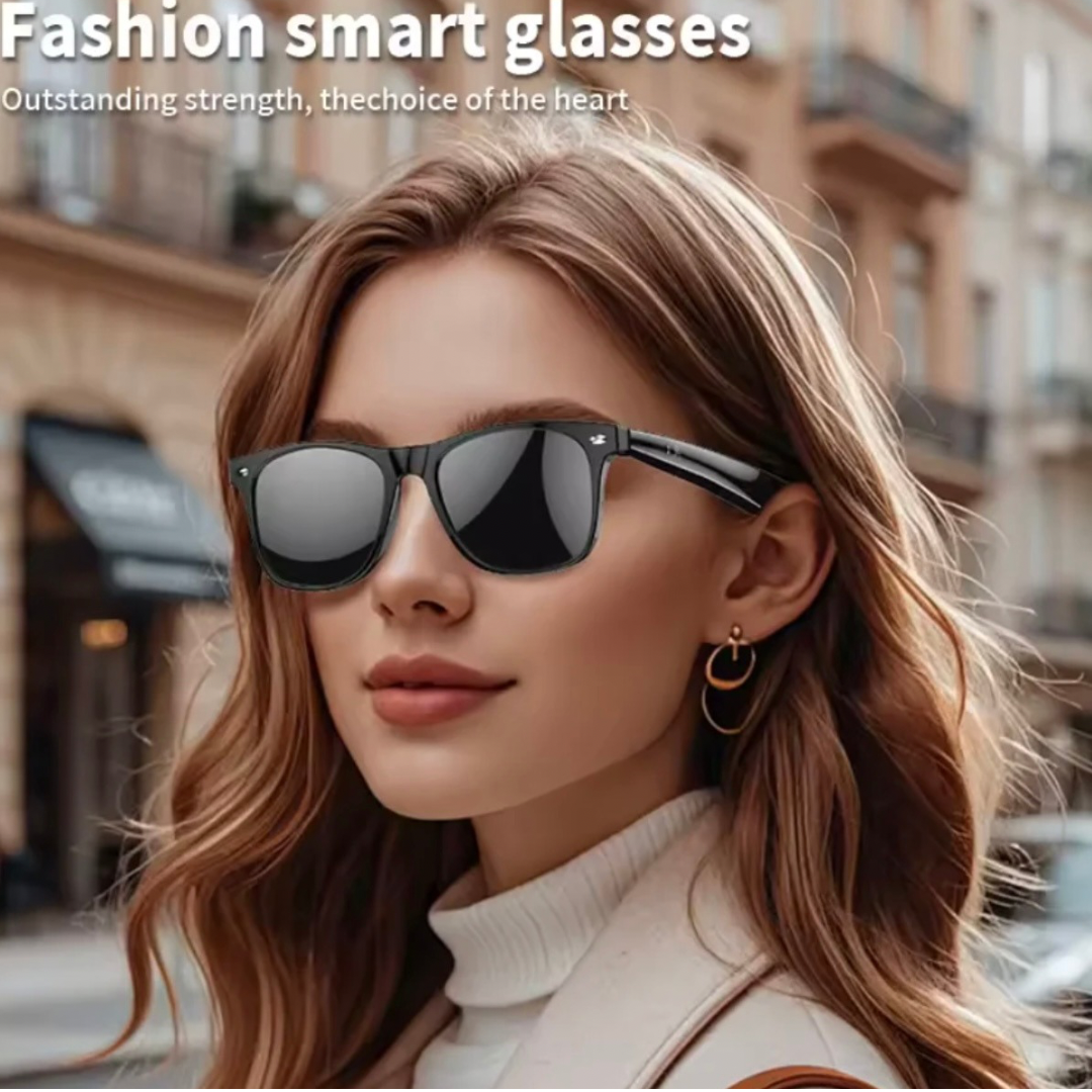 Smart Translator Glasses, Real-Time AI Voice & Text Translation, Multi-Language, Ultra-Light & Comfortable Weighs only 25g, Long-Lasting Battery - Equipped with dual 85mAh batteries (170mAh total), AI Smart Features, Smart Sensors & Controls