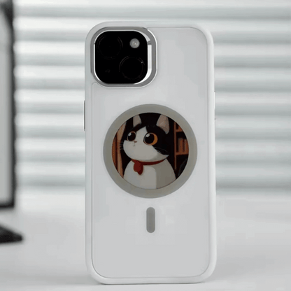 IPhone Case, DIY Custom Design – Upload any photo, NFC Smart Projection, Magnetic Charging Support - Compatible with MagSafe chargers, Premium Protection – Durable build, for iPhone 16/15/14/13 Pro Max