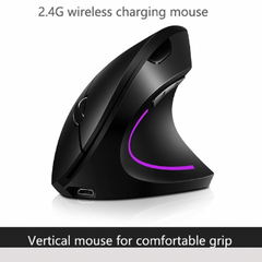 H1 vertical mouse,  Ergonomic Vertical Design, 2.4G Wireless Connection, Adjustable DPI Levels, Health & Comfort Focused, Portable & Lightweight
