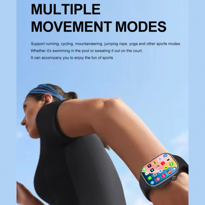 Smart Watch for Men & Women,2.04 Inch HD screen with Rotating Camera,SIM card|Wifi|Apps|Voice call|Health Monitoring|social entertainment|NFC|remote selfie control|Gesture control|Wireless Charging,Battery up to 7 days,Compatible with IOS & Android