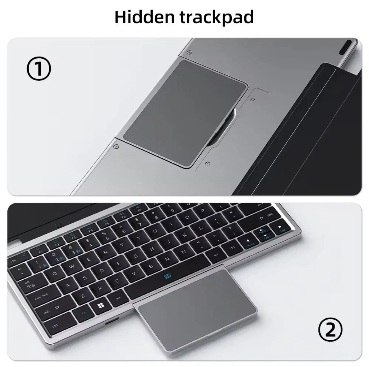 ZeeTec Dual Touch Screen Laptop - 11" FHD Dual Display with Keyboard - ZeeTec Store