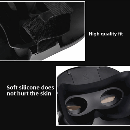 DIY Shining Bluetooth LED Face Mask, Programmable DIY Text and Animation Display, 46x58 Pixels, Music Rhythm Sync, Bluetooth app controlled, Compatible with Android and iOS devices