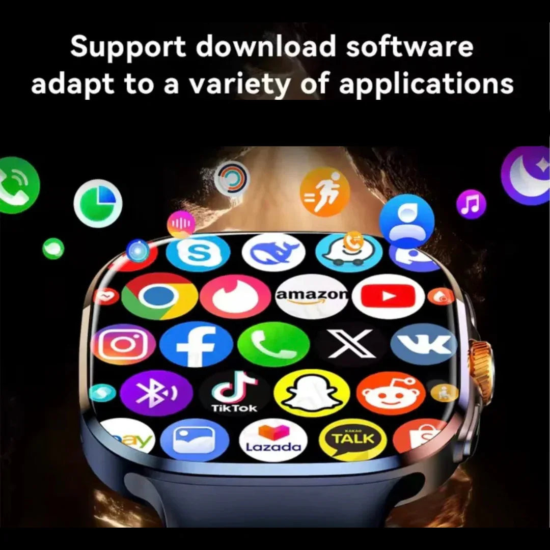 2.4” AMOLED Smartwatch with SIM; Camera & Play Store Apps — Your Phone on Your Wrist - ZeeTec Store