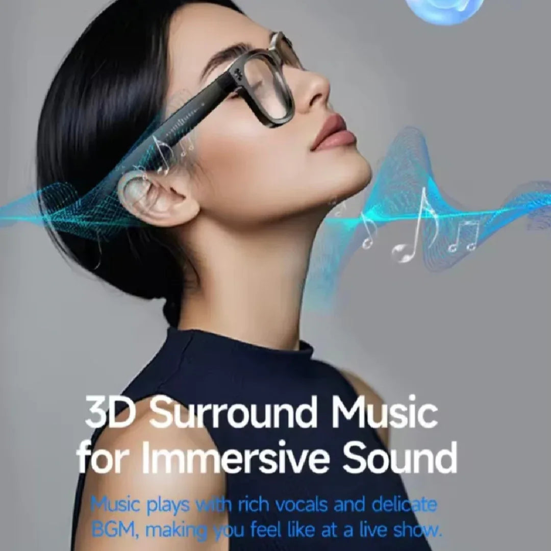 Smart AI Glasses with Built-In Advanced Object Recognition Camera | Audio | Translation & Smart Features