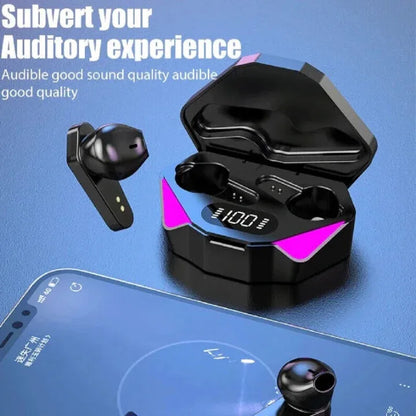 Wireless Earbuds with Bass, LED Display, HiFi Music Stereo Surround, Gaming Talk & Wide Compatibility - ZeeTec Store