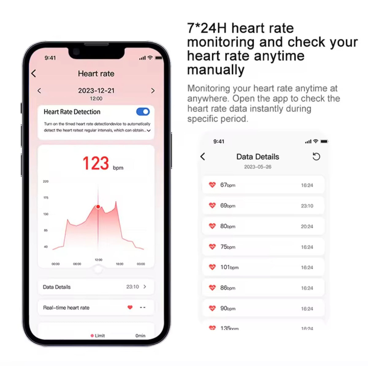 R6 smart ring with charging bin waterproof blood pressure - ZeeTec Store