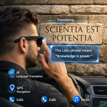 Smart Glasses with AI Built-In Camera and Smart Features