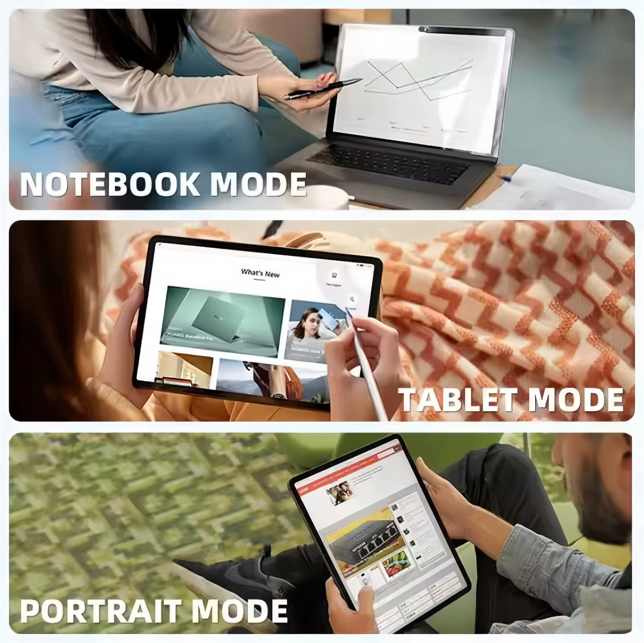 ZeeTec 2 in 1 LAPTOP, 11” full HD touch screen,YOGA 360 FLIP Different modes, Intel i5 12th Gen 16GB RAM 512GB,Sleek and lightweight laptop (985 Grams)