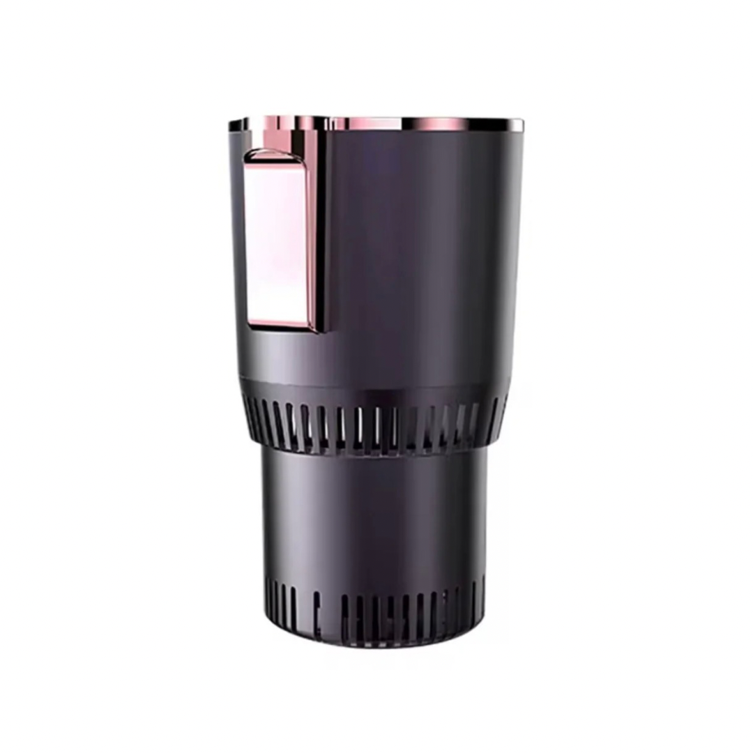 Portable Smart 2-in-1 Car Cup, Cooler & Warmer, 12V Mini Auto Refrigerator for Hot & Cold Drinks, Travel Cup Holder, Compact & Portable, Smart Touch Control, Silent & Safe Operation