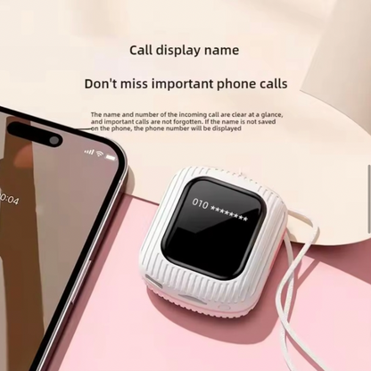 Wireless Earbuds, Smart touch control 1.83” Display Screen, Stereo & Advanced noise reduction technology, Support voice commands - Plug in cards for mp3 play - Remote photography control - Multi Language, Battery 120H Stand By