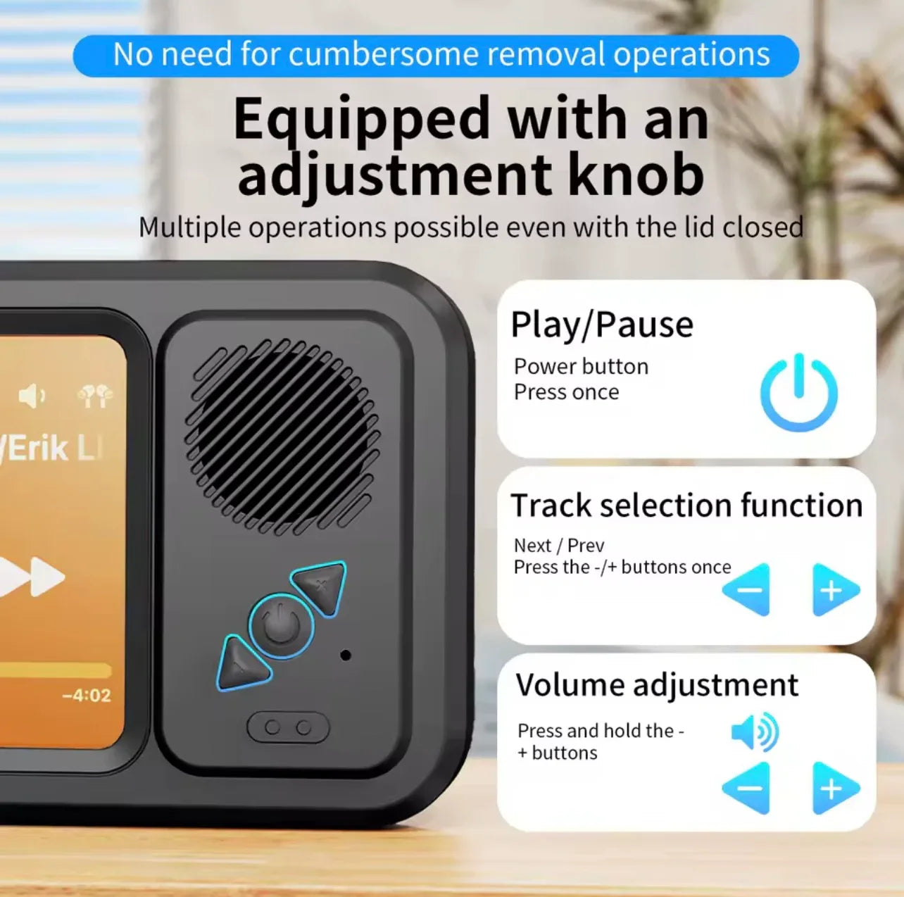 Waterproof Bluetooth Speaker Phone Box with Touch Screen and Built-In Battery - ZeeTec Store