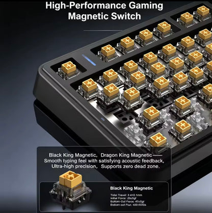 Aula F75HE Custom Mechanical Keyboard Gasket Structure Hot-Swappable RGB Backlight