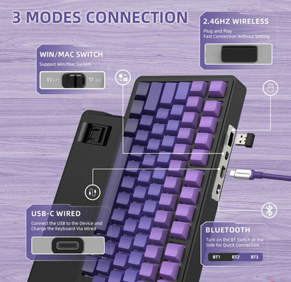 ATTACK SHARK X85 Wireless Mechanical Keyboard