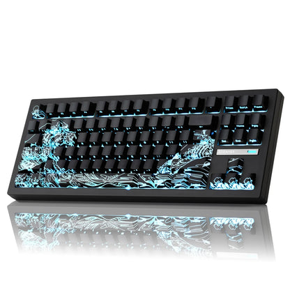 Zornher ZH870 Wireless Gaming Keyboard Three-Mode Full-Key Hot-Swappable - ZeeTec Store