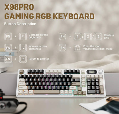 ATTACK SHARK X98PRO Wireless Gaming Keyboard