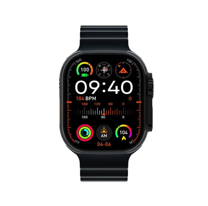 High-Performance Smart Watch for Men and Women - Ultra Thin 2.29 Inch AMOLED, 4G-5G SIM Card, 190° Rotating 8MP HD Camera, Call & SMS Function, Health Tracking, Durable Stainless Steel Case & Silicone Strap - ZeeTec Store