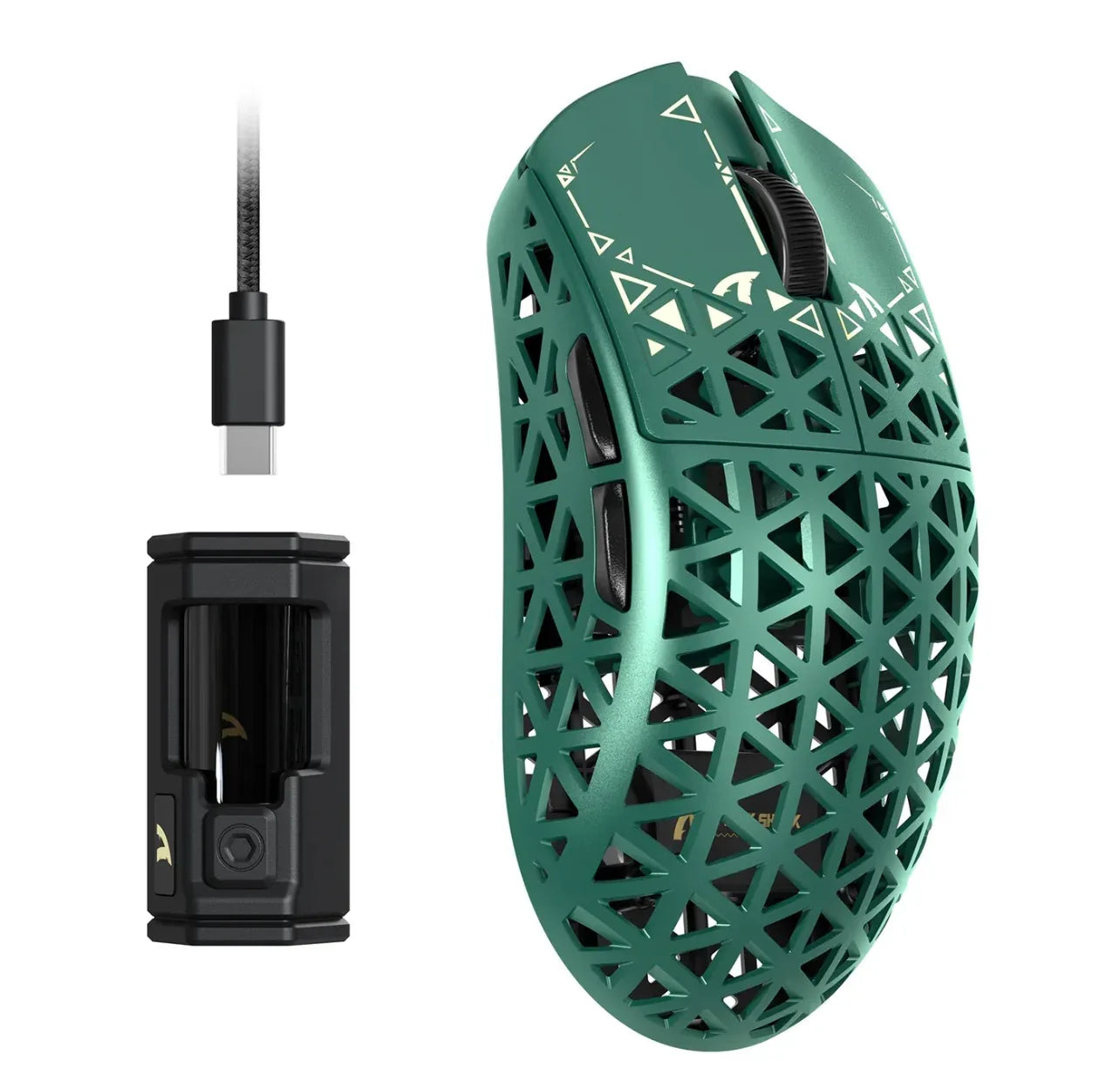 Attack Shark R5 Gaming Mouse - Ultra-Lightweight 39g Design, Tri-Mode Connectivity, PixArt PAW3950MAX Sensor, 8000Hz Wireless Polling Rate - ZeeTec Store