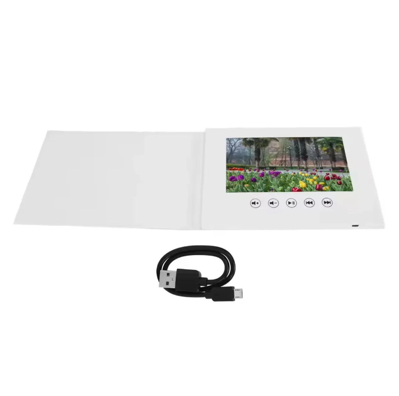 LCD Video Card, 2.4-inch Customizable Digital Display for dynamic video Content on Storage 128MB,Automatic video play when the card open,High Resolution pixel clarity,Manual on how to upload videos & pictures to card - ZeeTec Store