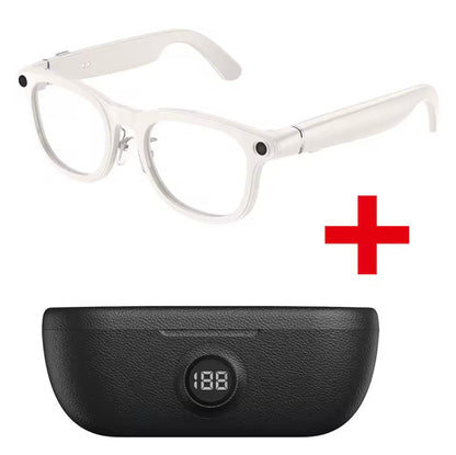 Smart Glasses 8MP Camera with Charging Case