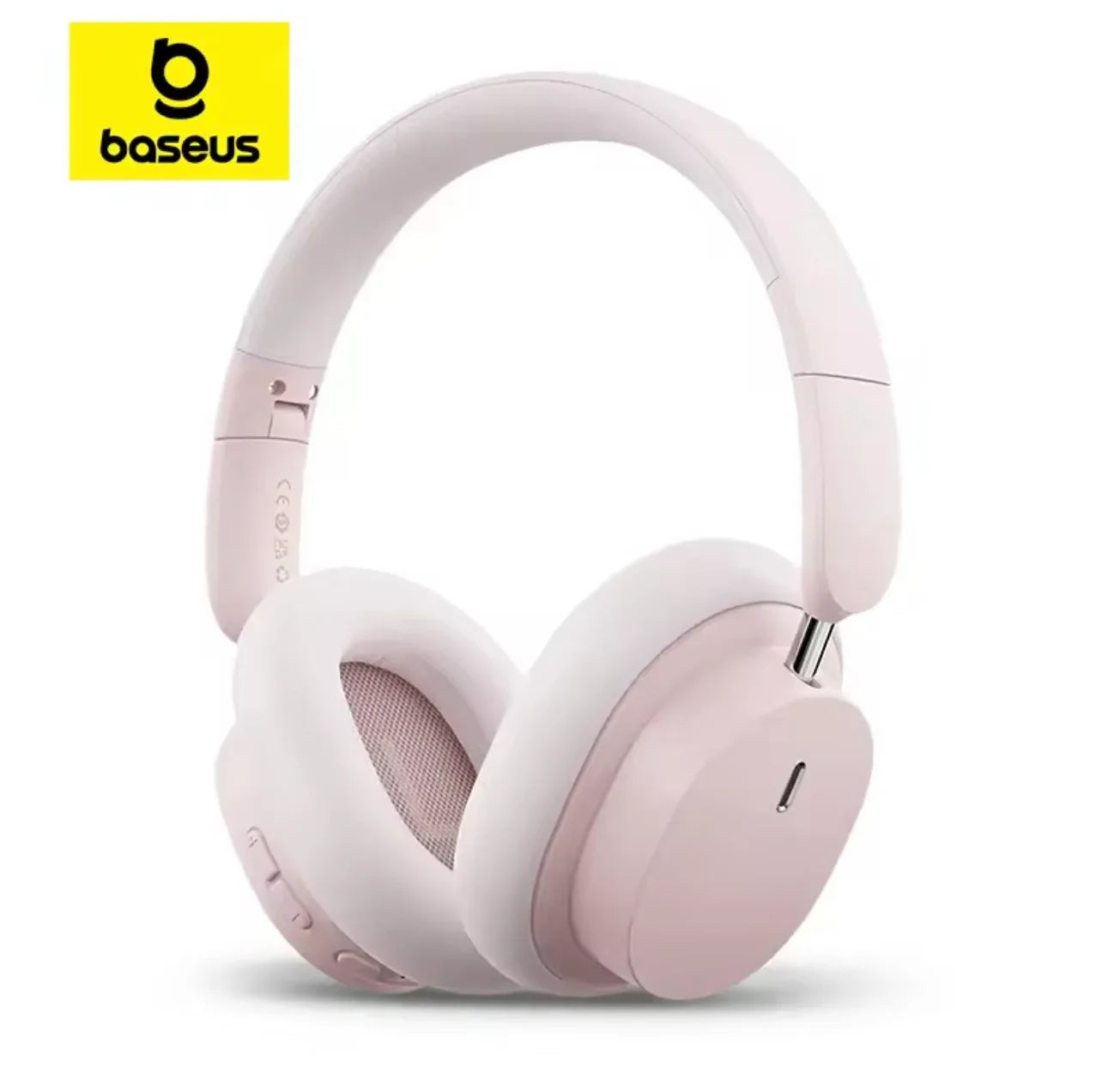 Baseus Bowie D05 Wireless Headphones with Bluetooth 5.3, 3D Spatial Audio, 40mm Drivers, Foldable Over-Ear Design, and 70H Playtime - ZeeTec Store