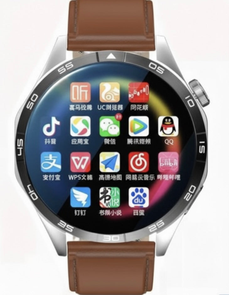 5G Style Smart Watch for Men & Women,1.53” HD screen with 128GB storage,SIM card|Smart Features|WiFi download|learning apps|social entertainment functions|Health Monitoring|NFC Function|Magnetic Charging,Battery up to 7 days, Compatible with IOS & Android