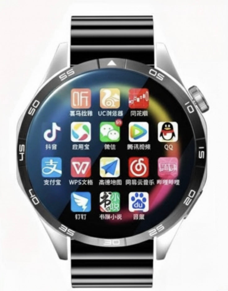 5G Style Smart Watch for Men & Women,1.53” HD screen with 128GB storage,SIM card|Smart Features|WiFi download|learning apps|social entertainment functions|Health Monitoring|NFC Function|Magnetic Charging,Battery up to 7 days, Compatible with IOS & Android