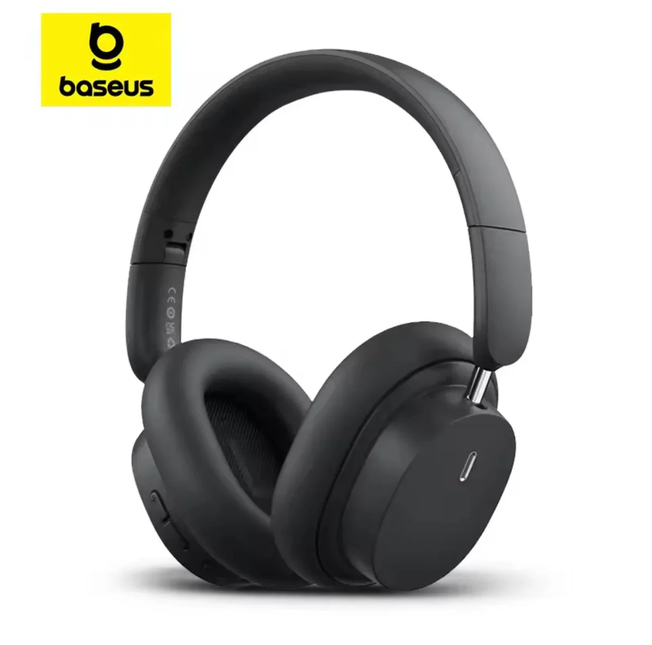 Baseus Bowie D05 Wireless Headphones with Bluetooth 5.3, 3D Spatial Audio, 40mm Drivers, Foldable Over-Ear Design, and 70H Playtime - ZeeTec Store