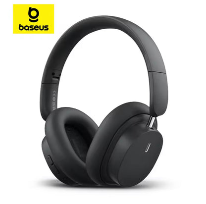 Baseus Bowie D05 Wireless Headphones – Bluetooth 5.3, 3D Spatial Audio, 40mm Drivers, Foldable Over-Ear Design, 70H Playtime