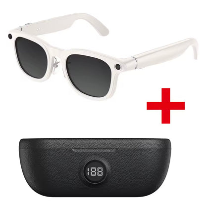 Smart Glasses 8MP Camera with Charging Case