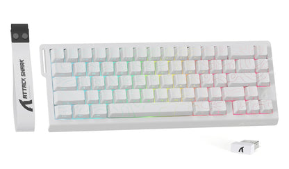 ATTACK SHARK X68 PRO HE Gaming Keyboard 8K Hz RGB Hot-Swap Rapid Trigger