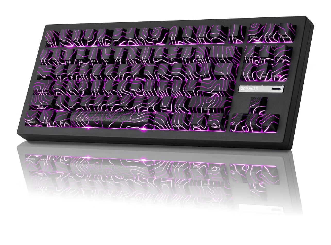 Zornher ZH870 Wireless Gaming Keyboard Three-Mode Full-Key Hot-Swappable