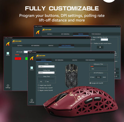 ATTACK SHARK R5 Ultra Carbon Fiber Wireless 8K PAW3950MAX Gaming Mouse